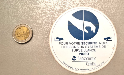 Autocollant surveillance - autocollant,