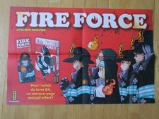 poster publicitaire du manga  - FIRE FORCE    -- PLV