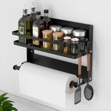 Etagere Sans Percage Epice Porte Rouleau Crochet Pour Refrigerateur Salle DeBain