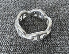Bague HERMES neuve en argent -