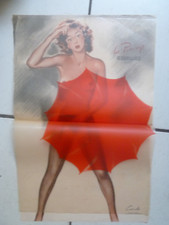 POSTER  CENTRAL  DU   Magazine  STARS et VEDETTES  avec PIN-UP de carol  6