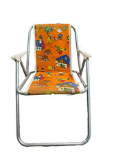 ANCIENNE CHAISE DE CAMPING ENFANT JARDIN ANNÉE 70 80 PLIABLE 