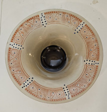 Plateau en verre fumé et