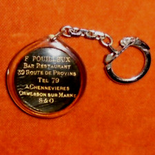 Porte-clés BAR RESTO POUILLEUX 39 R PROVINS CHENNEVIERES ORMESSON / MARNE  Tacot