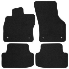 VW62-1 Jeu Tapis De Sol Velour Premium Noir Mat pour Volkswagen Golf VII 2012-20