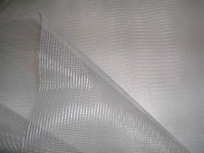 Tissu toile MOUSTIQUAIRE largeur 1m95 BLANC au rouleaux de 30 mètres (4.80€/m.)