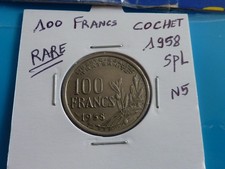 100  FRANCS  COCHET  1958 spl