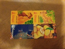 4 pass Euro Disney Disneyland Roi Lion Space Mountain Aladdin Sultan TTB