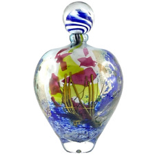 Grand FLACON Verre ADA LOUMANI à VALBONNE, BIOT, Paperweight, verrerie/novaro...