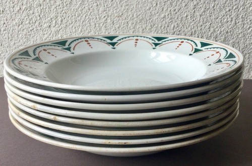 Assiettes creuses faience - 8,