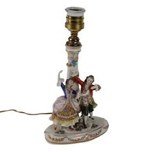 Abat Jour Ancien Porcelaine