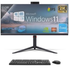 Tout En Un 30" Gaming 2K I5 Ram 16Go Ssd 480Go Gpu Gtx1660 6Go Windows 11 Pro