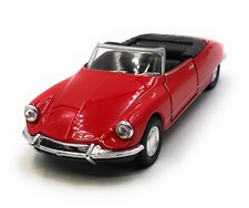 Maquette de Voiture Citroën DS 19 Ancienne Auto 1:3 4-39 (Licencé) Rouge Capote