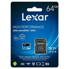 LEXAR 64 Go 100 Mo/s - Carte