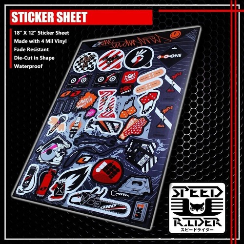 Racing sponsor sticker decal - racing,