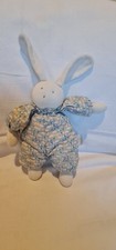 Doudou Lapin Moulin Roty - Gris et Bleu - les Jouets Du Moulin Tbé 