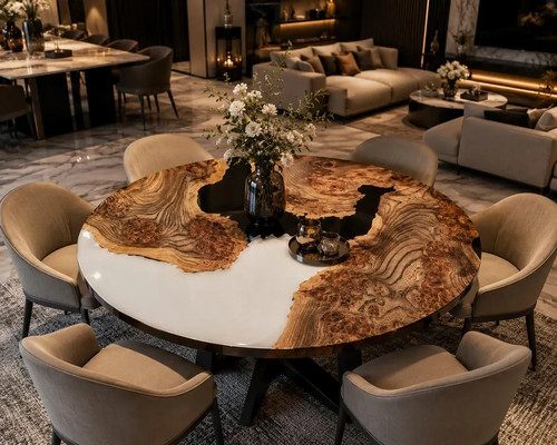 Luxury epoxy resin dining - epoxy, &