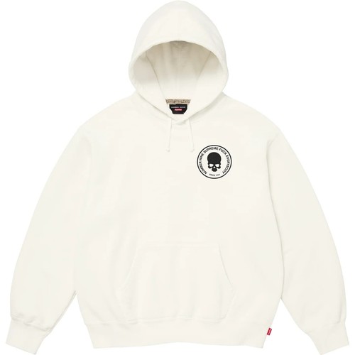 Sweat capuche blanc supreme - capuche,