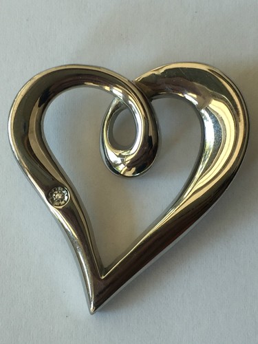 Pendentif forme coeur - pendentif,