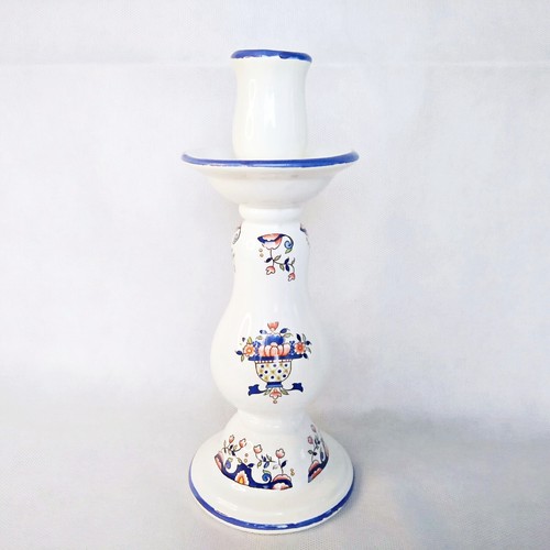 Grand bougeoir faïence style