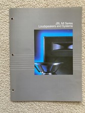 Vtg Original JBL MI SERIES LOUD SPEAKERS AND SYSTEMS manual brochure audio hifi 