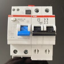 Disjoncteur Différentiel ABB 2P 16A Courbe B Type AC 30mA Ref : S202 + DDA 202