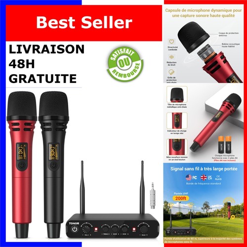 Tonor micro karaoke sans - karaoke, fil