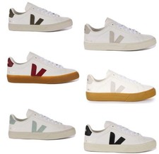 Veja Campo Chromefree Gum Sole Lacets Logo Femme En Blanc Rouge EU 36 - 42