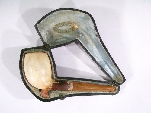 Pipe écume mer - de, ambre