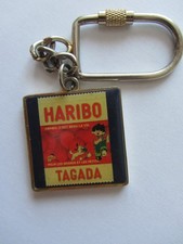 Porte clef métal  "HARIBO - Fraise TAGADA" 1980's