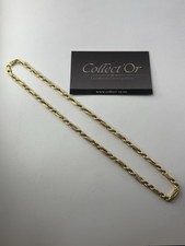 Collier mailles alternée corne - Or 18K - 45 cm - 13.80g