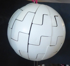 suspension lustre boule d 30cm Death star ikea Boja tbe