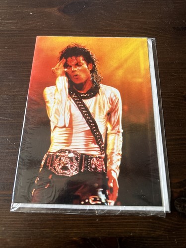 Scealed michael jackson card