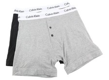 Calvin Klein Hommes sous-Vêtement S Boxer Slip Coton Stretch Classique Bouton 2