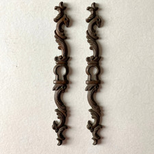 Paire Ancienne Plaque Entrée