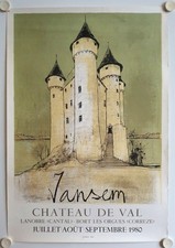 Affiche JANSEM 1980 Exposition