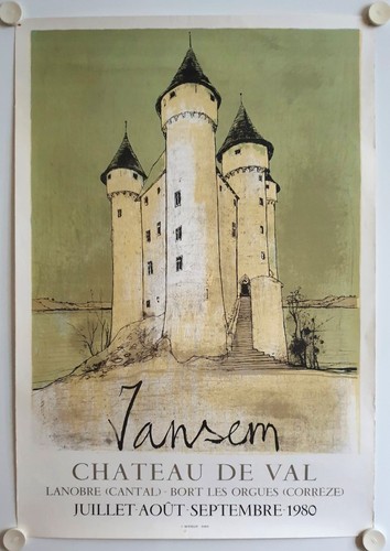 Affiche jansem 1980 exposition - 1980,