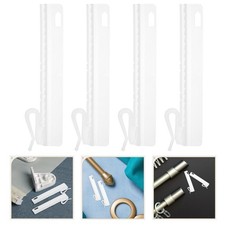  35 crochets pour rideaux à plis pincés : crochets en plastique de 10 cm (4 po)