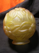 GLOBE ART DECO pate de verre