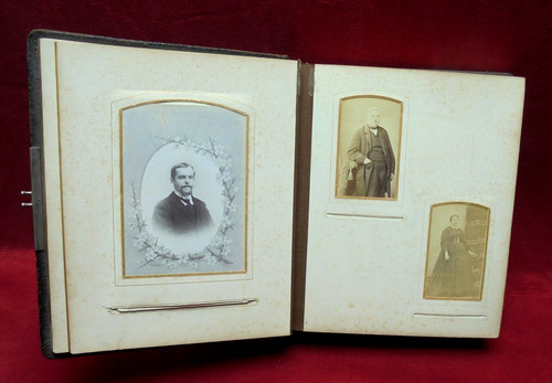 Ancien album photo famille - ancien,