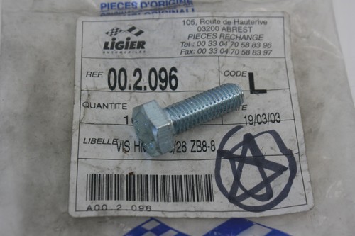 Vis variateur ligier 162 ambra - variateur,