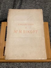 Catalogue de Vente Collection Mr M. Rikoff tableaux anciens objets d'art 1907