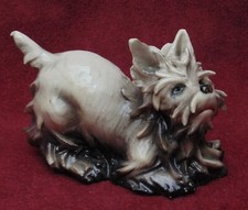rare magnifique ancien chien faience goldscheider très bon état