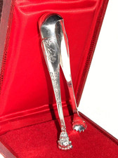 Pince à sucre argent massif
