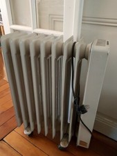 Radiateur électrique sur roulettes PHILIPS 2000 W - 2 allures + thermostat t.b.e