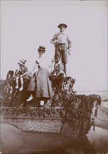 Calvados, Plage d'Asnelles Meauvaines. Epave du bateau norvégien Marcia C D