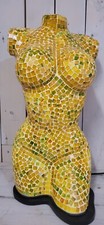 Lampe buste femme mosaique