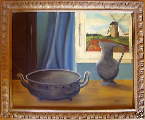Superbe nature morte pichet - superbe, "pichet