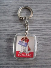 Porte-clefs publicitaire ancien " chocolat SUCHARD milka "