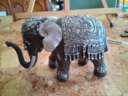 Statuette ancienne éléphant - statuette,